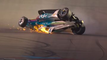 Josef Newgarden flips in terrifying IndyCar crash