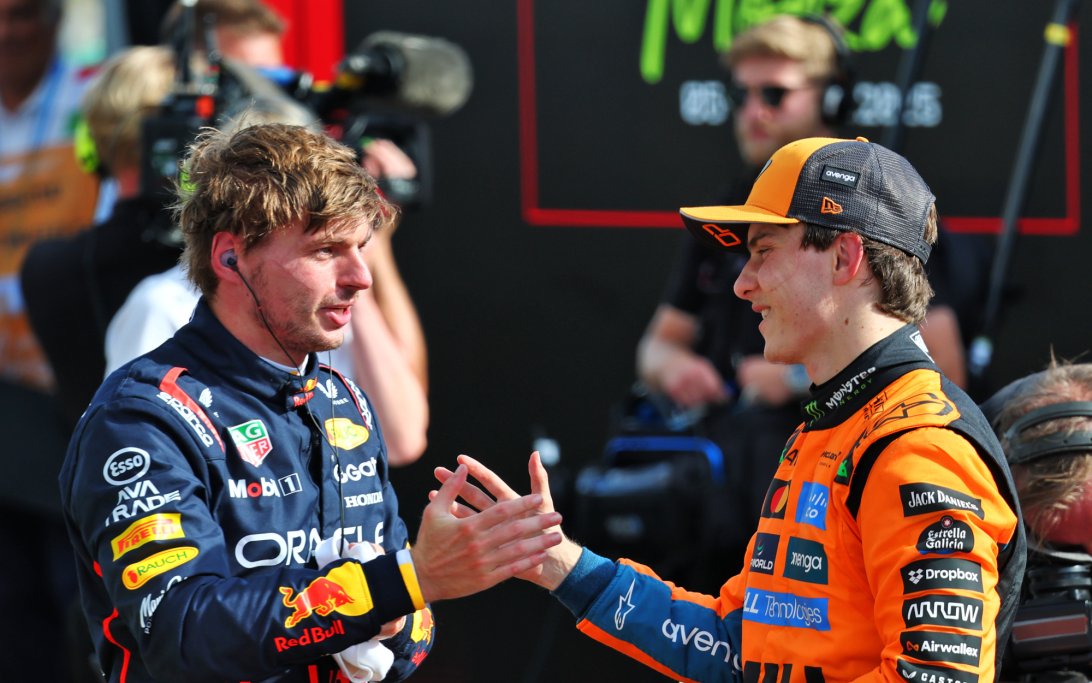 Verstappen Piastri Monza
