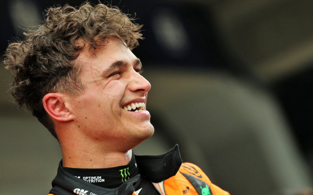 Norris pole Brazil